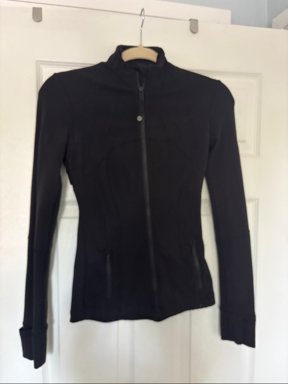 lululemon athletica Women’s Black Zip-Front Bomber Jacket